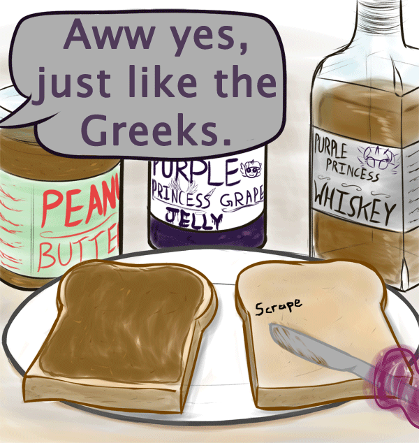 petirep:  askmentallyadvancedtwilight:  I didn’t put whiskey on the sandwich. Gotta