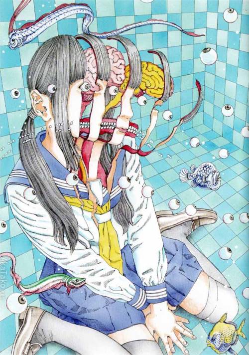 akatako:The one that got away.From AQUARIUM by Shintaro Kago. Signed copies available.