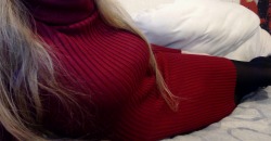 cdfreya:  I got a sweater dress. I think