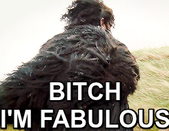 Jon Snow wants y'all to know how fabulous he is *hair flip*