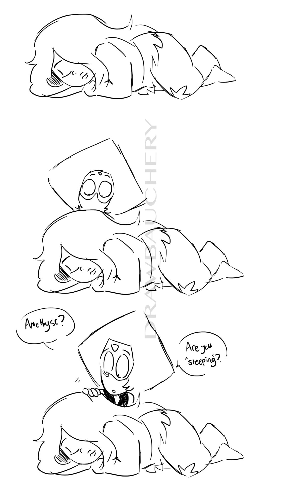 Hey wait, I don’t even think she was sleeping! D   : 