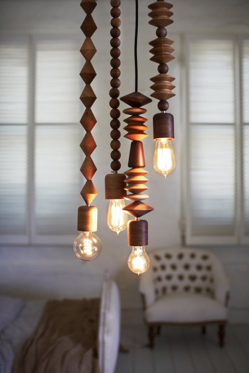 squeedesign: Bright Beads These lights have been beautifully handcrafted from FSC certified timbers 