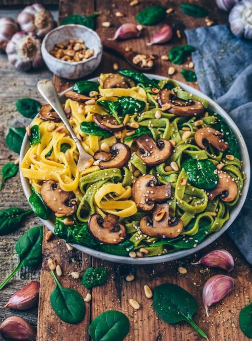 Vegan Mushroom Pasta Round UpCreamy Vegan Pumpkin Pasta With MushroomsVegan Mushroom Walnut Bolognes