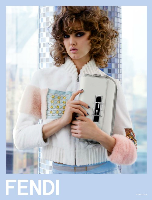 thefashionbubble:  Lindsey Wixson for Fendi Spring/Summer 2015 Advertising Campaign,
