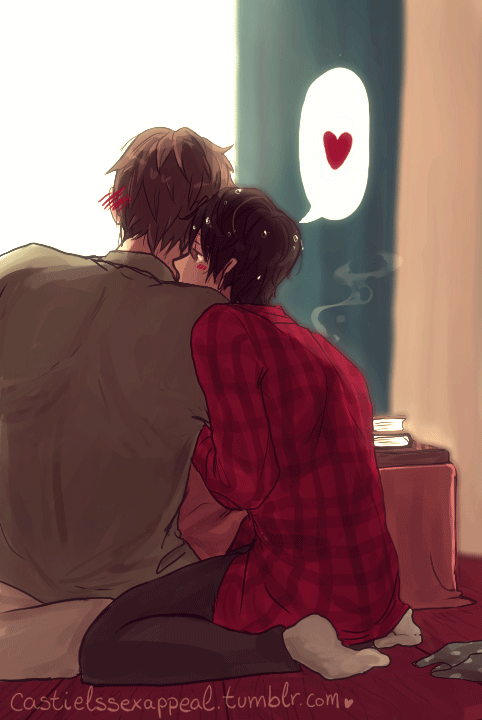 castielssexappeal:   H-Haru! Stop, You are wetting my notes!  Haru’s hand under