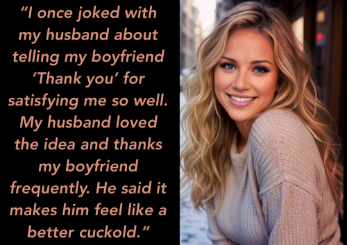 It Does Make Me Feel Like A Better Cuckold When I Thank Him For Taking Care Of My Wife So Well. Always