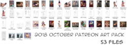 The October patreon art pack has 53 files. &lt;3 FOR ONLY 1$Support me on Patreon to get my monthly art packs for only ũ https://www.patreon.com/DearEditor