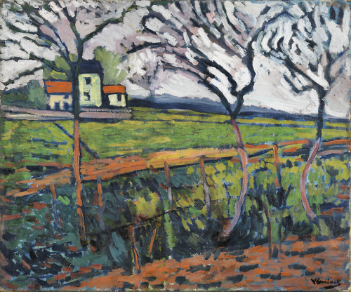 Fields, RueilMaurice de Vlaminck (French; 1876–1958)ca. 1906–7Oil on canvasCarmen Thyssen-Bornemisza