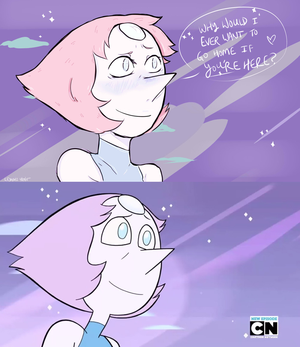 leyashii:  my first screenshot redrawPearl needs so much love ;__;