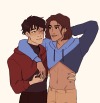 hootersasuke:It’s about the tender hand touches…Zuko and Sokka in the cropped fila hoodies that went viral on Twitter ❤️💙Commission done by the lovely @frroggy 