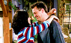 chanderbing: Get to know me meme - [1/5] favorite couples: Monica Geller and Chandler Bing (Mondler) “You make me happier than I ever thought I could be and if you let me I will spend the rest of my life trying to make you feel the same way.”   <333