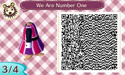 corduroy-and-pocketwatches: We Are Number One except it’s an Animal Crossing: New Leaf pattern.  (I 