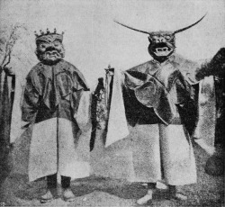 deathandmysticism:  Devil dancers, Tibet, 1905 