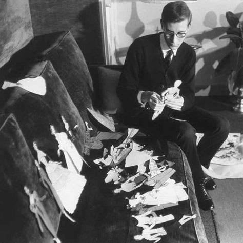 poboh:  Yves Saint Laurent, the new director of Dior since November 15, 1957,  François