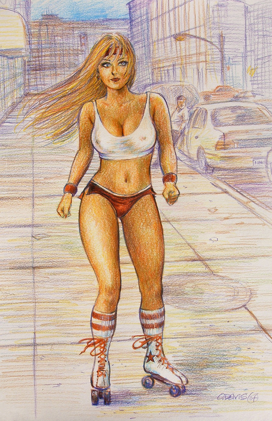   Roller Girl by odavis  