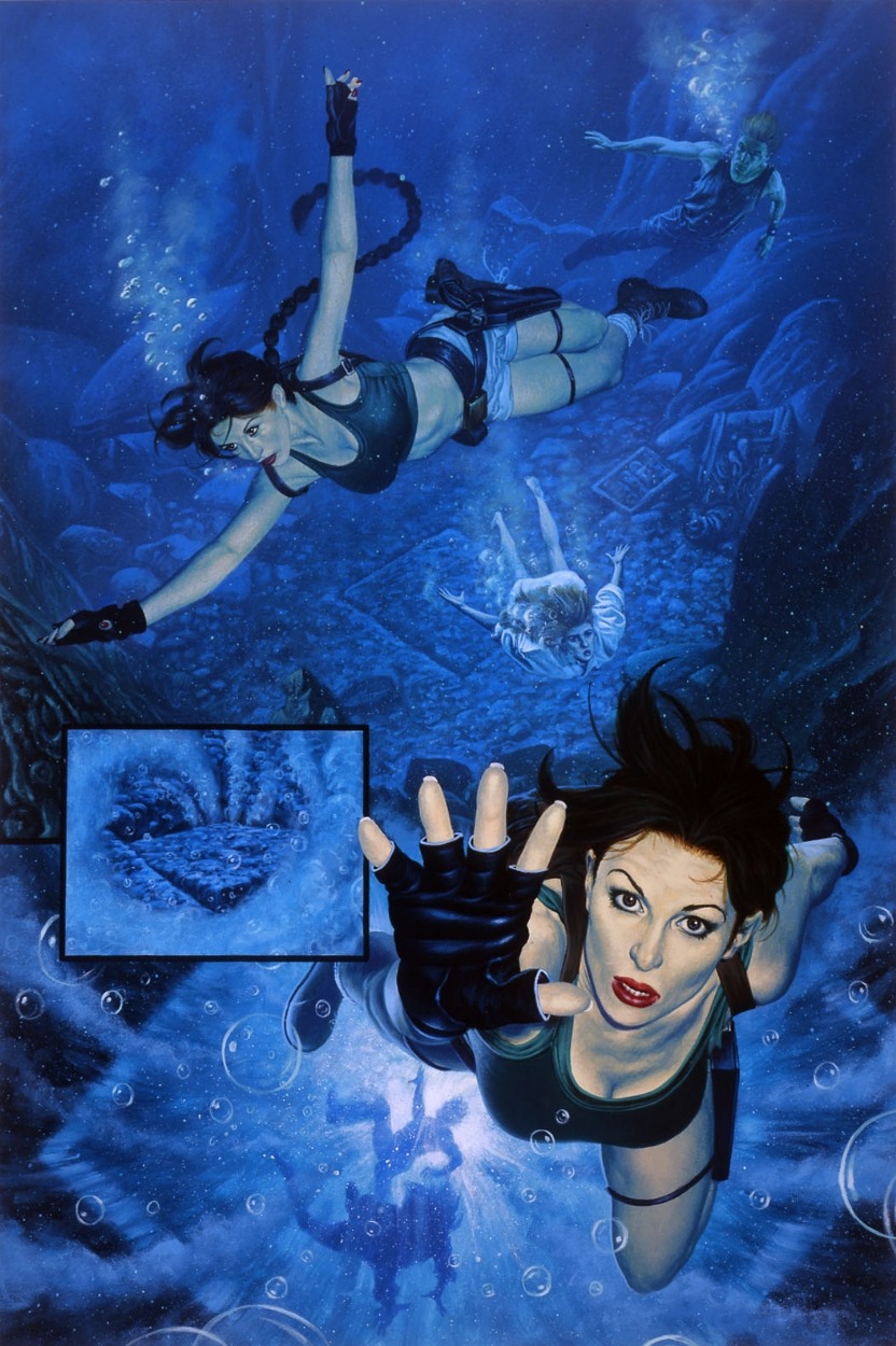 comicbookwomen:  Lara Croft-Joe Jusko