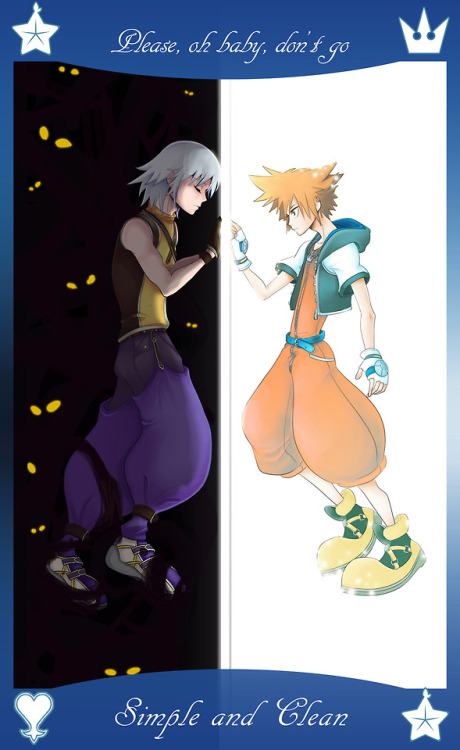 Been working on 3 Soriku cards based on Simple and Clean, Sanctuary and Don’t Think Twice that I hop