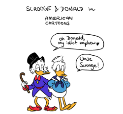 cirilee: scrooge and donald’s uncle/nephew