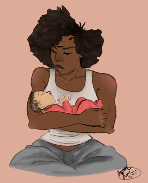 scarves-and-jumpers:  It takes weeks for Pearl to give in and let someone else stay up with Steven at night. It doesn’t surprise anyone that Garnet is the one she went to first. What Garnet never accounted for, though, was the odd feeling in her chest