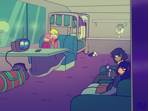 carbonatedjem:Bobovember 2021 - Day 15 - RoadtripTime for a wholesome lil’ road trip in an RV, like 