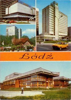 furtho:  Postcard of Łódź, Poland, 1980