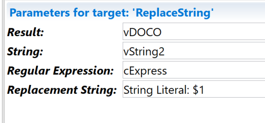 Cleo Clarify Business Process String Replace