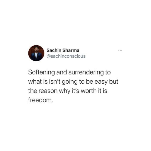 Surrender to what is and the world is yours baby✨#overthinking#selfimprovement #mentaltoughness #ted