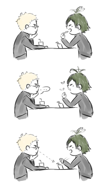 m-ochaa: HC that yamaguchi’s lil cowlick thingy wags when he’s happy 