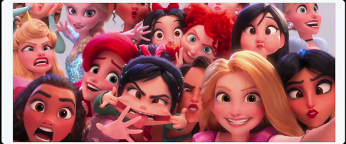 demifiendrsa:Disney Princesses selfies in Ralph Breaks the Internet: Wreck-It Ralph 2.  