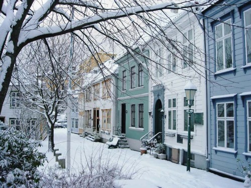 (via Bergen - Christmas eve, a photo from Hordaland, South | TrekEarth)Bergen, Norway