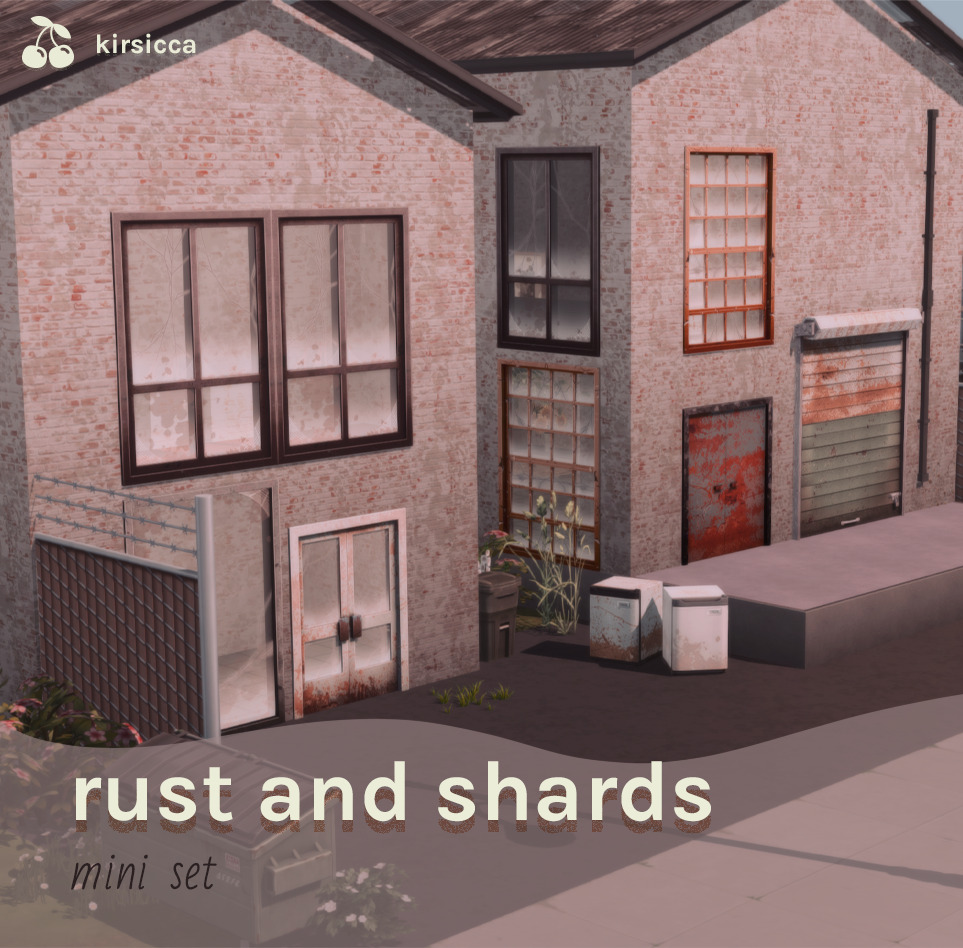 rust and shards mini set – @kirsicca on Tumblr
