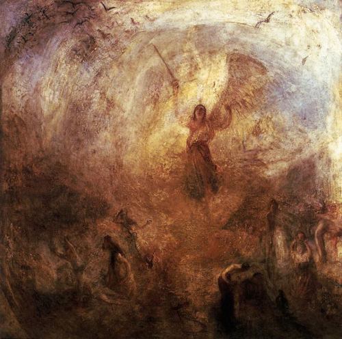 blackpaint20:Joseph Mallord William Turner, The Angel standing in the Sun 1846