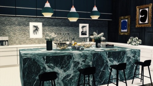 Marble kitchen island A small request from @the-huntington​ and thanks to @kacicka777​ for the mesh.