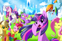 equestrian-pony-blog:  MLP Season 3! by Jiayi 