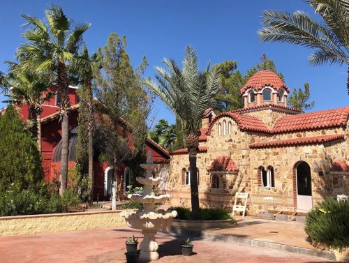 A true oasis in the desert #travel #adventure #monastery #desertlife #arizona #sonorandesert #roadtr