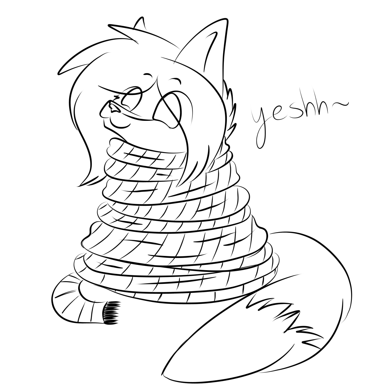 redsolarfox:Time for cozy scarves and sweaters! I love fall~Yush~! &lt;3 Wish