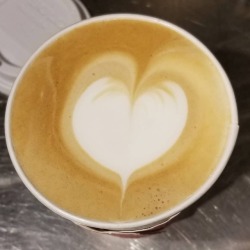 Latte art heart   #latte #latteart #heart