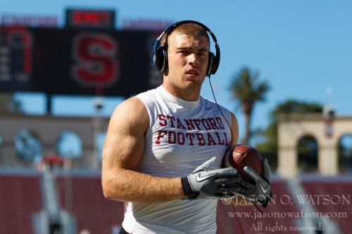 Stanford’s Zach Ertz Locker room interview adult photos