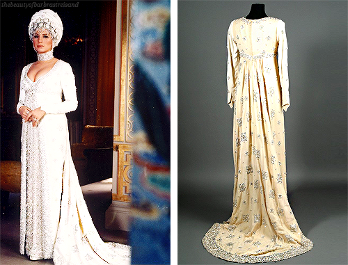 Streisand Fashion Barbra wearing a period gown for the 1970 film &ldquo;On A Clear Day You Can S