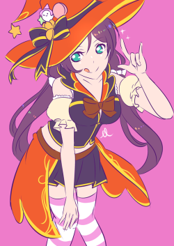 mayuiki-art:  lovelive69mins on twitter - theme: favorite cool card been a while since I drew nozomi and I’m half still in an art block and half playing Tales of Zestiria….. 