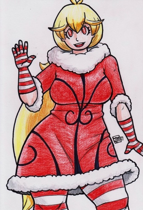 mcwafflezart:Christmas gift art of @koidrake ‘s OC Yasha Just seeing this here! Thanks you so much f