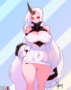 Seaport Hime Drawn For A Supporter At The Video Level On My Patreon!Normal And Futa