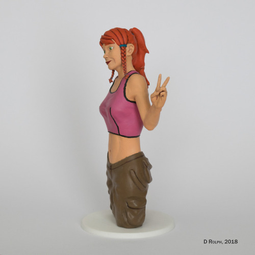 First Attempt At Painting A 3D Print.