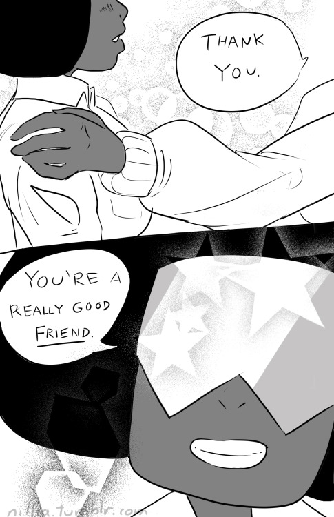nillia:  GARNET has yet again failed to express her feelings to GARNET, who remains oblivious but very COOL.   GARNET did not reject GARNET at least.   What will GARNET do now?!Based on THIS work of brilliance by neo-rama.  I got carried away.  Shojo