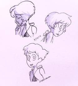 lisatrimm:  Yesterday’s doodles of Lapis with shorter hairstyles 