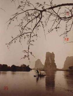 last-picture-show:  Don Hong Oai (1929 - 2004), Fishing on Spring Morning, Guilin