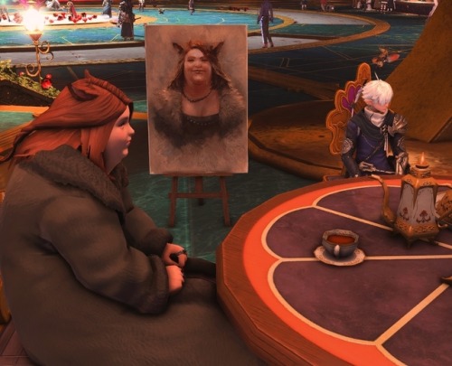 enlakertuh:Okay, did anyone else see what Alphinaud’s finished painting looks like after the MSQ? He