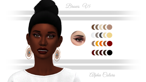 Eyebrows V5more colors coming soon for the maxis match lovers.Eyebrows:Downloadcustom thumbnailPaypa