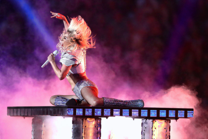 gagaroyale:  Lady Gaga performing at the Pepsi Zero Sugar Super Bowl LI Halftime