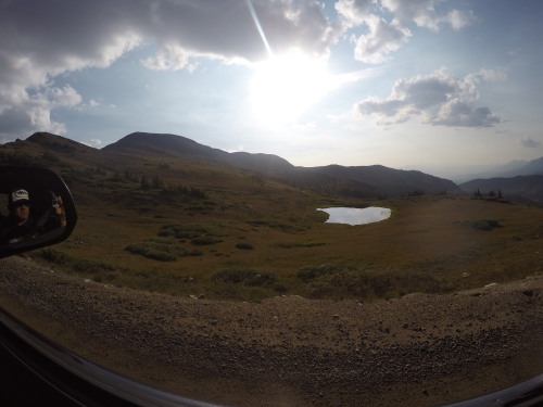 Moto’ing around Taylor Park Colorado with an old pal